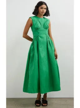 Rachel Gilbert Celia Dress in Apple Size AU 10 for rent on The Volte - image 3