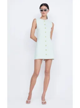 Bec & Bridge Ilora Knit Mini Dress Mint Size AU 10 for rent on The Volte - image 1