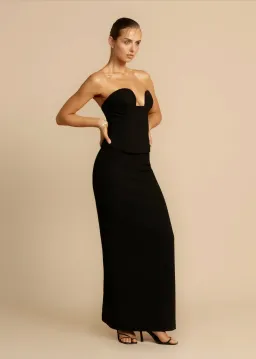 Arcina Ori Frida Bustier and Sloan Skirt Set Black Size S / AU 8 for rent on The Volte - image 5