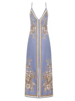 Zimmermann The Ottie Slip Dress in Blue Floral Size 1 / AU 10  for rent on The Volte - image 3