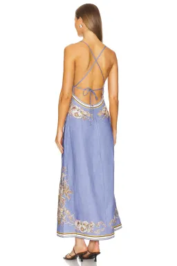 Zimmermann The Ottie Slip Dress in Blue Floral Size 1 / AU 10  for rent on The Volte - image 2