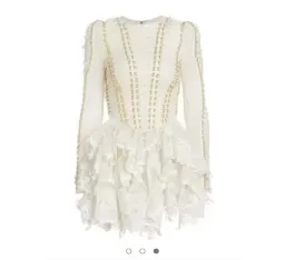 Zimmermann Coaster Corset Laced Dress in Natural Size 0/ Au 8 for rent on The Volte - image 4