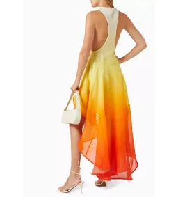 Zimmermann Wonderland Waterfall Mini Dress Sunset Ombre Size 0/ AU 8 for rent on The Volte - image 2