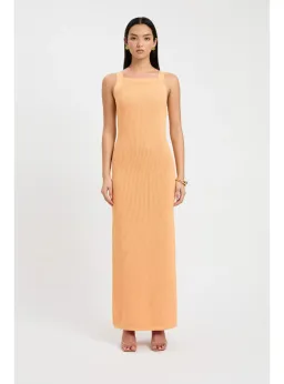 Kookai Cairo Maxi Dress in Light Mango Size AU 8 for rent on The Volte - image 1