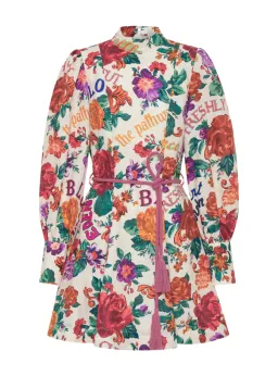 Kate Ford Palermo Long Sleeve Dress in Flora Size AU 10 for rent on The Volte - image 3