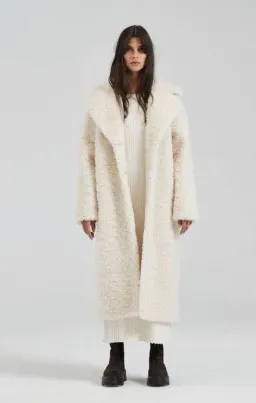 Friends with Frank Henrietta Coat Cream Size 8 for rent on The Volte - image 2