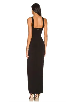 Love Nookie Belisse Maxi Dress Gown in Black Size XS / AU 6 for rent on The Volte - image 3