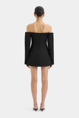 Sir the Label Sandrine Tailored Mini Dress in Black Size 6 for rent on The Volte - image 3