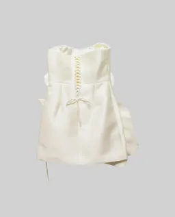 Sierra Darien  Voluminous Flower Design Dress Ivoire Size 10  for rent on The Volte - image 2