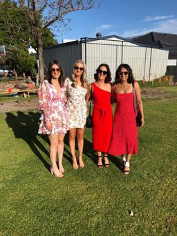 Shona Joy Bryant One Shoulder Midi with Belt Red 8 for rent on The Volte - image 4