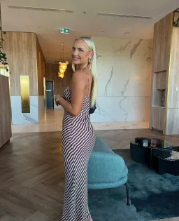 Rat And Boa Assisi Dress Print/Dark Purple Size S/Au 8 for rent on The Volte - image 2