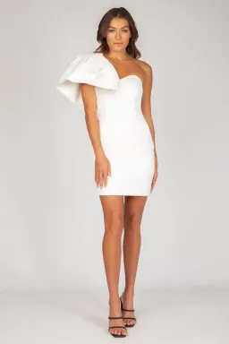 Bianca and Bridgett Juliet Mini Dress White Size 8 for rent on The Volte - image 1