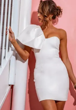 Bianca and Bridgett Juliet Mini Dress White Size 8 for rent on The Volte - image 2