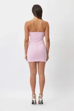 Bianca and Bridgett Rebecca Bow Mini Dress Pink Size 8 for rent on The Volte - image 3