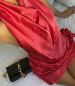 Arcina Ori Rosa Mini Dress Punch Red Size XS / AU 6 for rent on The Volte - image 6