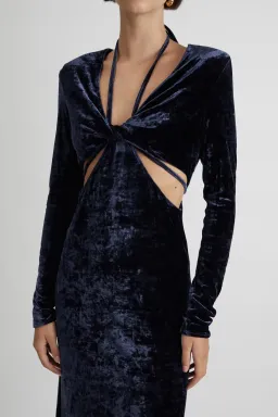 Camilla and Marc Brooks Maxi Dress Navy Size 10 for rent on The Volte - image 2