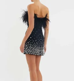 Rebecca Vallance Anelise Mini Dress Black Size 16 for rent on The Volte - image 2