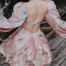 Zimmermann Botanica Bralette Mini Dress  Milettia Floral Size 1 / AU 10 for rent on The Volte - image 6