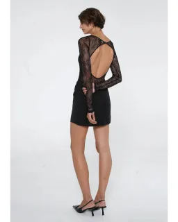 Benni Yana Lace Dress Black Size AU 6 for rent on The Volte - image 2