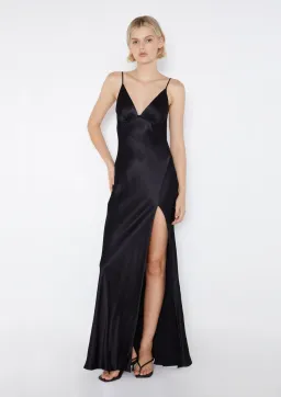 Bec & Bridge Ren Split Maxi Dress in Black Size 6 for rent on The Volte - image 1