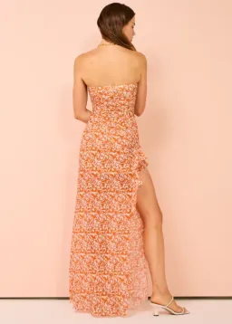 Bec & Bridge Firefly Strapless Dress in Fiesta Floral Size 8 for rent on The Volte - image 3