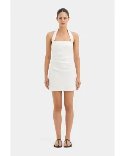 Sir The Label Noemi Halter Mini Dress Ivory Size 0 / AU 6 for rent on The Volte - image 1