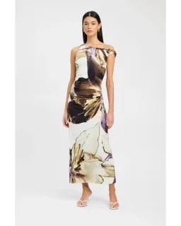 Kookai Ava Maxi Dress Cream/Floral Size AU 8 for rent on The Volte - image 1