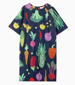 Gorman Vege Winter Harvest Mini Dress Print Size 8 for rent on The Volte - image 2