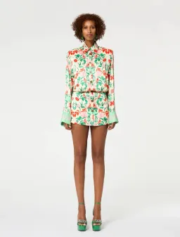 Muma World Pomelo Shirt Mini Dress Print Size 8 for rent on The Volte - image 1