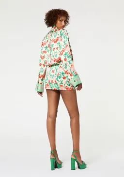 Muma World Pomelo Shirt Mini Dress Print Size 8 for rent on The Volte - image 3