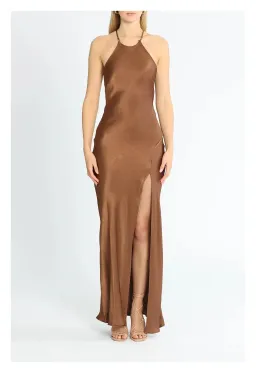 Bec & Bridge Annika Maxi Dress Chocolate Brown Size 12 for rent on The Volte - image 2