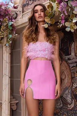 Eliya the Label Heather Top in Pink Size XL /Au 14 for rent on The Volte - image 5