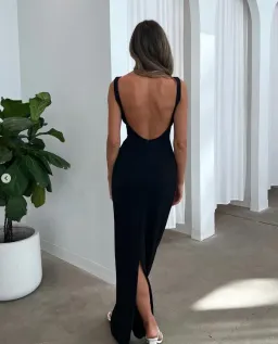 Effie Kats Verona Gown Black Size M / AU 10 for rent on The Volte - image 4