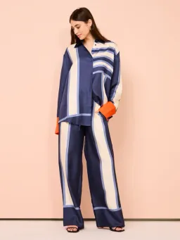 Sir Dazed Shirt and Pant Set in Studio Print Size AU 14 for rent on The Volte - image 2