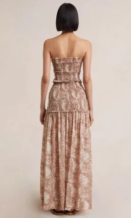 Bec & Bridge Gloria Maxi Dress in Brown Size 10 for rent on The Volte - image 4