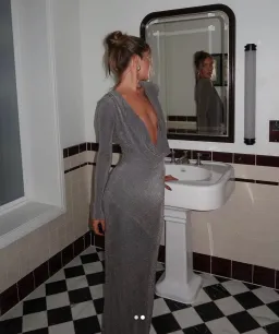 Arcina Ori Jen Dress Grey Size M / AU 10 for rent on The Volte - image 8