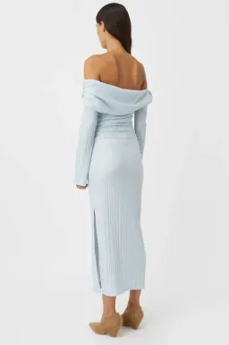 Camilla & Marc Shaw Off Shoulder Dress Sky Blue Size 8 for rent on The Volte - image 3