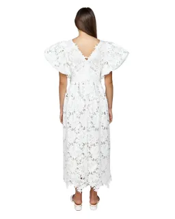 Leo Lin Jennifer Dress White Size AU 10 for rent on The Volte - image 3