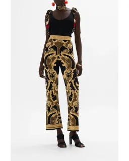 Camilla Flared Jacquard knit pant Magic in the Manuscripts Size AU 10 for rent on The Volte - image 1