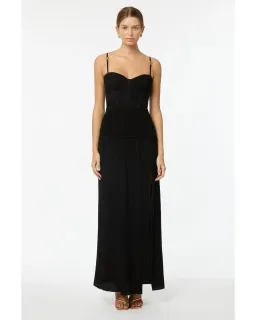 Manning Cartell Double Time Pleat Dress Black Size AU 10 for rent on The Volte - image 1