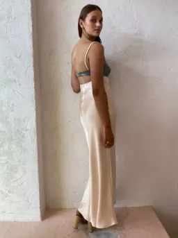 Bec & Bridge Carrie Maxi Dress Green/Cream Size 6 for rent on The Volte - image 4