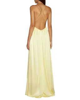 Zimmermann V-Neck Gathered Slip Dress Butter Size 1 / AU 10 for rent on The Volte - image 3