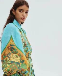 Alemais Sofie Shirtdress Multi Size 14 for rent on The Volte - image 5