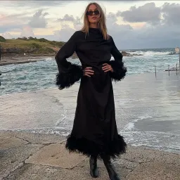 Rachel Gilbert Pietro Dress Black Size 1/AU8 for rent on The Volte - image 1