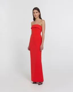 Kianna Sutton Gown Red Size 6 for rent on The Volte - image 1
