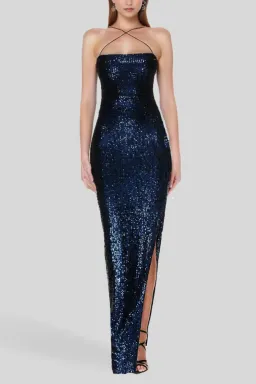 Nookie Leilani Gown in Sapphire Size 10 for rent on The Volte - image 1
