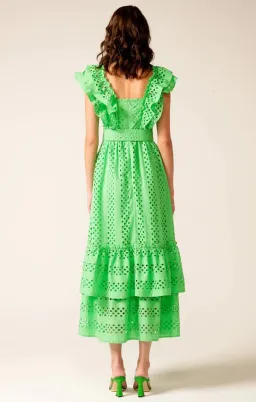 Sacha Drake Waikiki Midi Beach Dress Green Size 14 for rent on The Volte - image 2