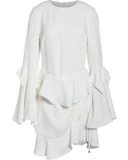 Rebecca Vallance Long Sleeve Short Dress White Size 6 for rent on The Volte - image 2