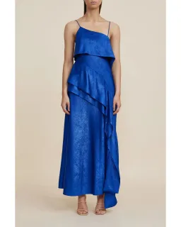Acler Harley Midi Dress Regal Blue Size AU 14 for rent on The Volte - image 1