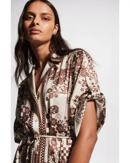 Alemais Vinnie Shirtdress Print Size AU 14 for rent on The Volte - image 2